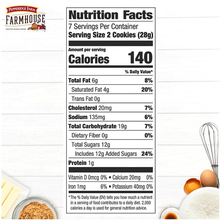 Farmhouse Thin & Crispy Chip Cookies 6.9 Oz. Bag