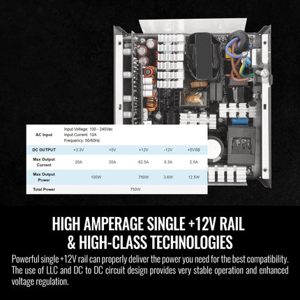Thermaltake Toughpower PF3 ATX 3.0 750W 80+ Platinum Full Modular SLI/Crossfire Ready Power Supply; PCIe 5.0 12VHPWR Connector Included; 10 Year Warranty; PS-TPD-0750FNFAPU-3