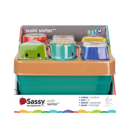 Clasificador de sushi Sassy Baby - 6m+ Múltiple