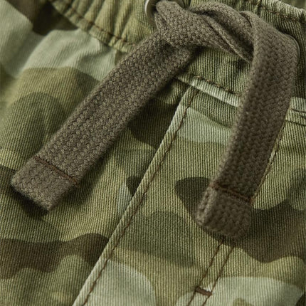 Gymboree Boys' and Toddler Woven Pull on Cargo Jogger Pants, Camo Green, 3T