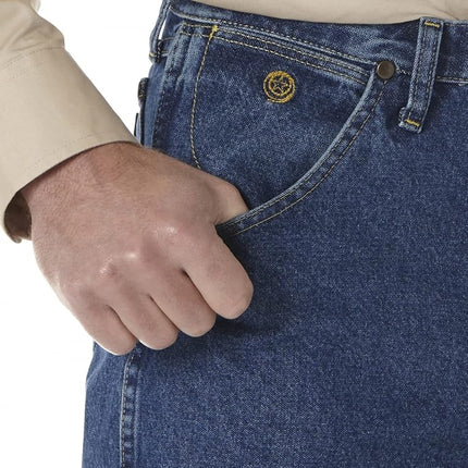 Wrangler Men's George Strait Cowboy Cut Relaxed Fit Jean, Stonewashed, 38W x 36L