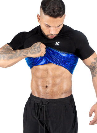 Kewlioo Sauna Shirt for Men - Heat Trapping Sweat 