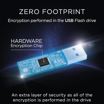 Integral 8GB Crypto-197 256-Bit Hardware Encrypted 3.0 USB Secure Dual Password Flash Memory Drive - Certified to FIPS 197, Protection & Rugged Double-layer Waterproof Design XTS- AES