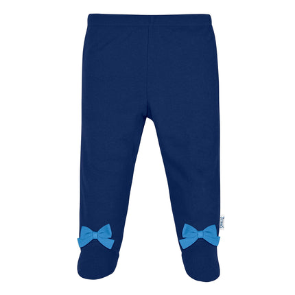 NFL Baby Girls' 3Pc Bodysuit, Footed Pant, & Cap Set, Tennessee Titans, 3-6 Months