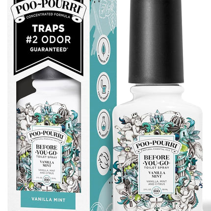 Poo-Pourri Before-You-Go Toilet Spray, Vanilla Min