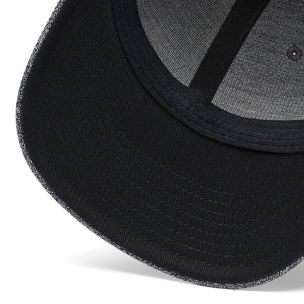 Columbia PFG Mesh Snap Back Ball Cap, Grill Heather/Black/Fish Flag, One Size