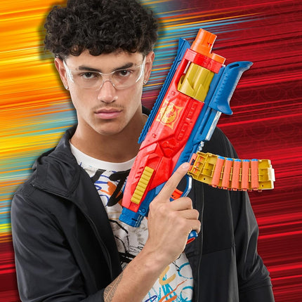 Nerf Loadout Shadowspeed Recon Blaster, 14-Dart Storage Attachment Accessory, 6-Dart Revolving Cylinder, 14 Nerf N1 Darts, Kids Toys & Gifts, Ages 8+