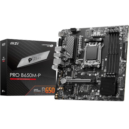 MSI PRO B650M-P Motherboard, Micro-ATX - Supports 