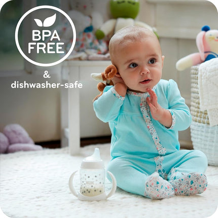 NUK Large Learner Tritan Cup, 10 oz, 8+ Months � BPA Free, Spill Proof Sippy Cup
