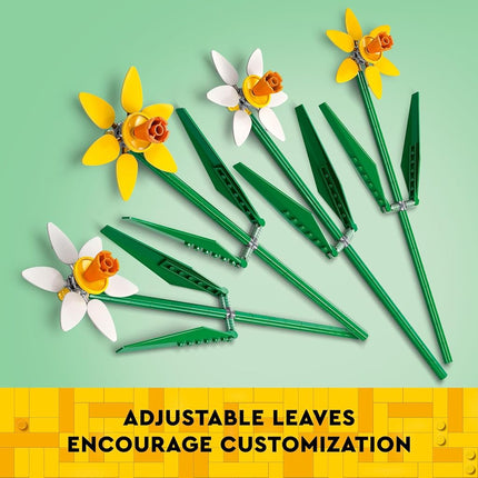LEGO Daffodils 40646 - Botanical Collection, White,yellow