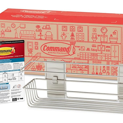 Command Shower Caddy with Water Resistant Command 