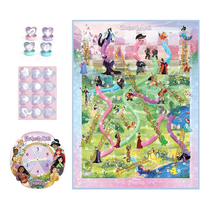 Hasbro Gaming Chutes and Ladders: Disney Princess Edition Board Game for Kids Ages 3 and Up, Easter Gifts for Boys and Girls, Preschool Game for 2-4 Players (Amazon Exclusive)