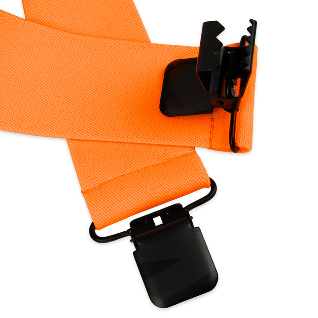 Dickies Men's Industrial Strength Suspenders, Neon Orange, One Size