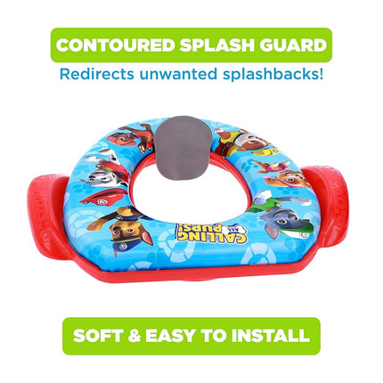 Nickelodeon PAW Patrol Calling All Pups Soft Potty Seat and Potty Training Seat - Soft Cushion, Baby Potty Training, Safe, Easy to Clean