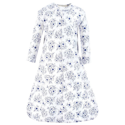 Gigoteuse unisexe à manches longues en jersey de coton Hudson Baby, motif Toile bleue, 12-18 mois