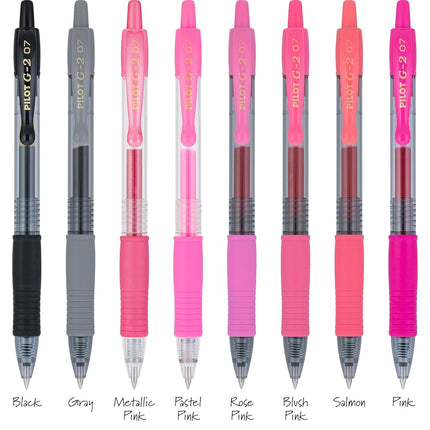 Pilot G2 Premium Gel Roller Pens, NEW Mean Girls Movie-Inspired 8 Pack Pouch, Fine Point 0.7 mm, Assorted