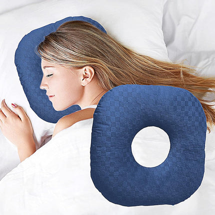 Wuronsa Ear Piercing Pillow for Side Sleepers, Pil