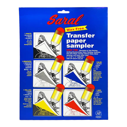 Dritz Notions DRISRL10 Saral Assorted Tracing Paper, 8 1/2" x 11" - 5 Count