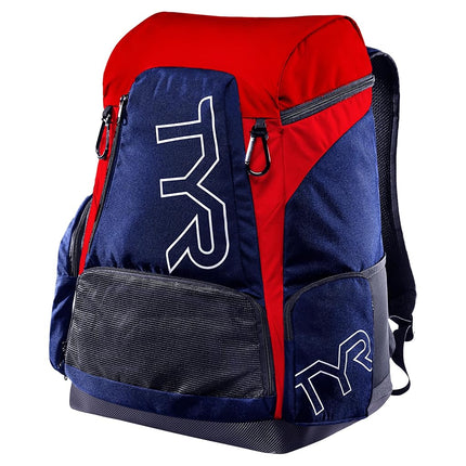 TYR Unisex Alliance Backpack - Navy Red, 45 Litre