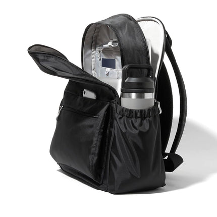 Baggallini Women's Essential Laptop Backpack, Cadet Navy, One Size