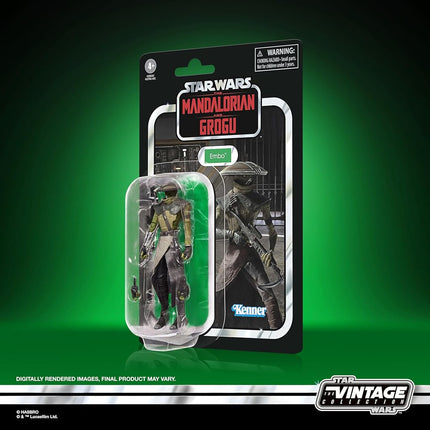 Star Wars The Vintage Collection Embo, The Mandalorian and Grogu Premium 9.5 cm Collectible Action Figure