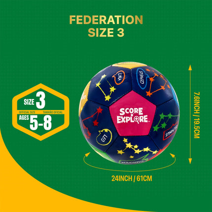 Crayola Official Soccer Ball - Unisex Kids - CRAY89BL Constellation Size 3