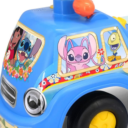 Kiddieland: My First Ride-On: Stitch - Disney Lights & Sounds Foot-to-Floor Vehicle, Interactive Dashboard, Storage Seat, Kids & Toddlers Ages 12-36mo