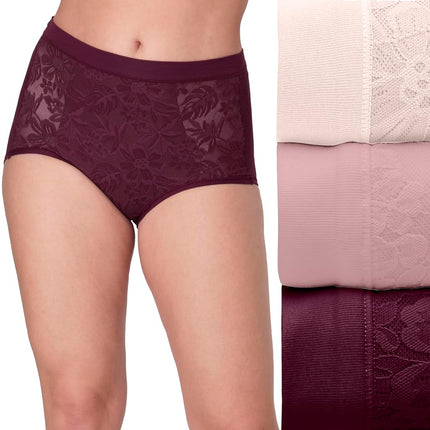 Bali Women's Breathe Underwear, High-Rise Briefs, 