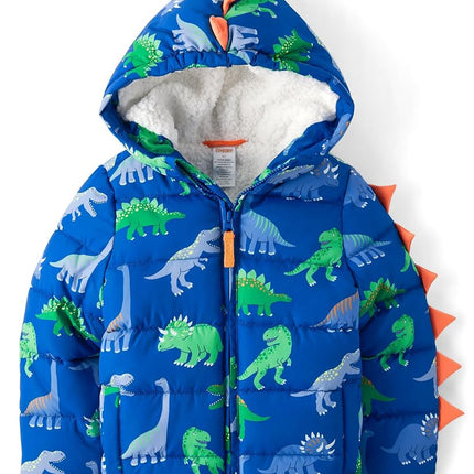 Doudoune Gymboree pour garçons et tout-petits, motif dinosaures bleus, 18-24 mois
