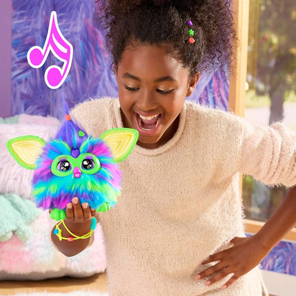 Furby Galaxy Glow in the Dark Interactive Plush Toy - English Version, Galaxie
