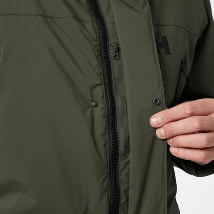 Helly Hansen Men's Reine Parka Jacket, Green, L UK