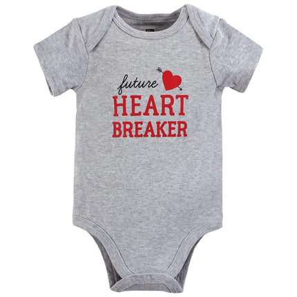 Hudson Baby Body de algodón, Corazones para Bebé, 9-12 Meses