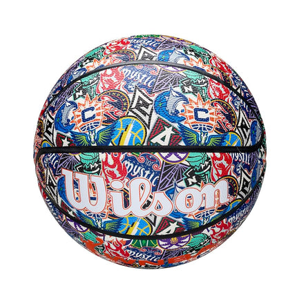Wilson WNBA All-Team Retro Basketball, Multi, Size 6