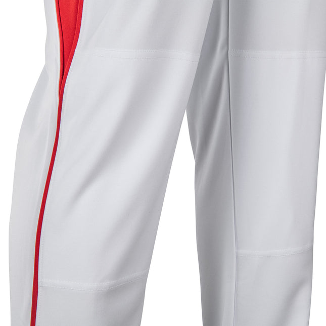 CHAMPRO Boys Youth Triple Crown Baseball Pant White,Scarlet