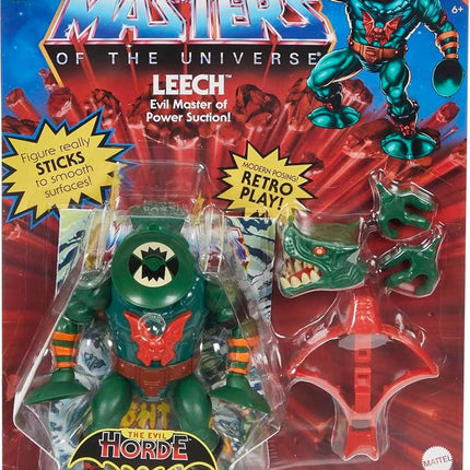 Masters of the Universe Origins Leech Action Figure with Accessories, 5.5 In MOTU Collectible Toy with Accessories