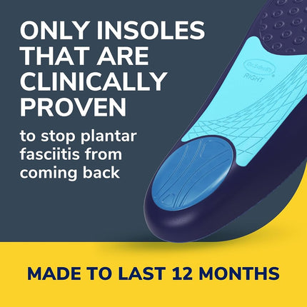 Dr. Scholl’s Pain Relief Orthotics for Plantar Fasciitis for Men, 1 Pair, Size 8-13