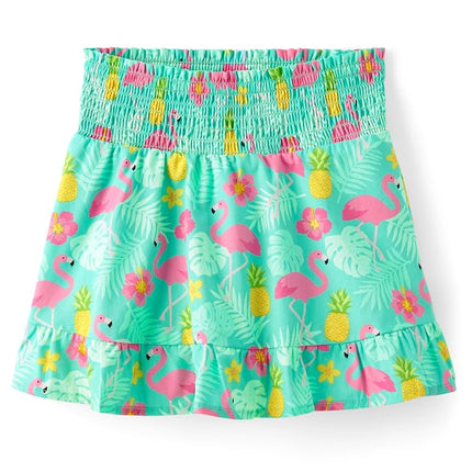 Gymboree Girls' and Toddler Fashion Skorts, Seaside Palms, 18-24 Months