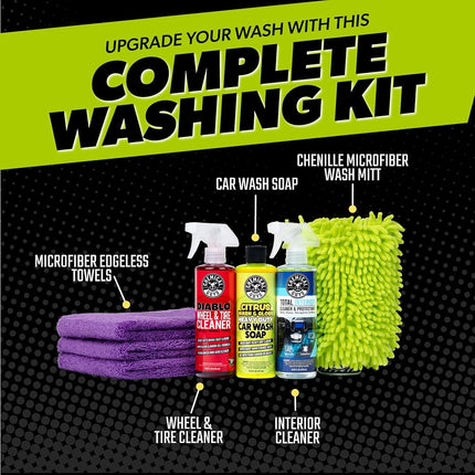 Chemical Guys Clean & Shine Car Wash Starter Kit (7 Pieces)