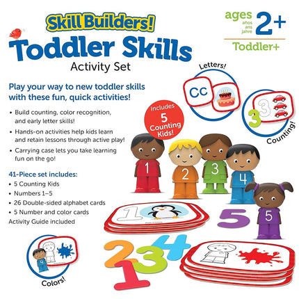 Learning Resources Skill Builders! Toddler Skills - Toddler Learning Materials, Homeschool Preschool Supplies, Teaching Cards for Toddlers,Back to School, Ages 2+,41 Piece Set