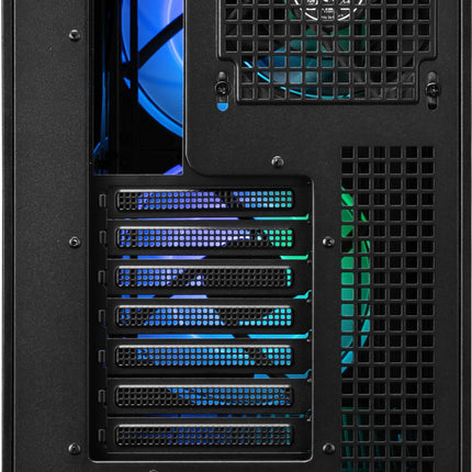 MSI MPG Velox 300R Airflow PZ - Mid-Tower Gaming PC Case - Tempered Glass Side Panel - 2 x 160 mm Dual Layer Blades Fans - Liquid Cooling Support up to 360mm Radiator - Mesh Panel for Airflow