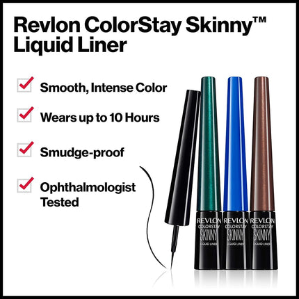 Revlon Colorstay Skinny Liquid Liner, Black Out 301