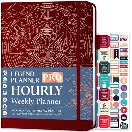 Legend Planner PRO Hourly Schedule - Weekly & Dail