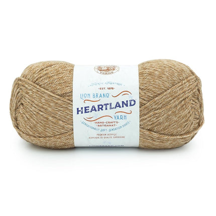 Lion Brand Yarn Heartland Yarn for Crocheting, Knitting, and Weaving, Multicolor Yarn, 1-Pack, Indiana Dunes