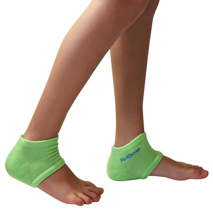 KidSole Sangle de Talon en Gel pour Enfants Souffrant de Sensibilité du Talon due à la Maladie de Sever, à la Fasciite Plantaire. (Vert)