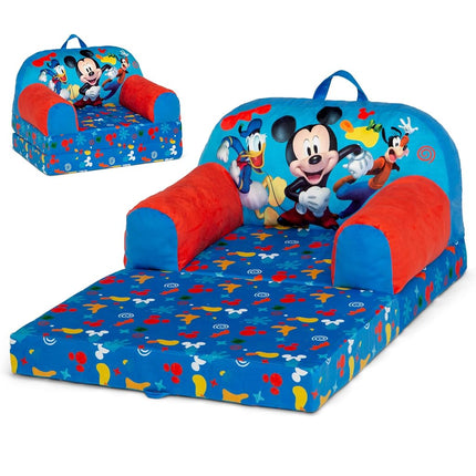 Delta Children Kids Folding Chair, Foam and fabric, Mickey Mouse