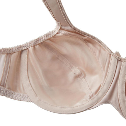 Bali Satin Tracings Minimizer Bra, Underwire Bra, Full-Coverage Bra, Maximum Support Minimizer Underwire Bra, Rosewood, 36C