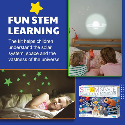 4M STEAM Space Exploration Kit for Kids, Solar System & Astronomy Set
