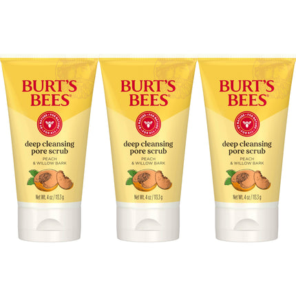 Burt's Bees - Deep Pore Scrub - Peach & Willowbark