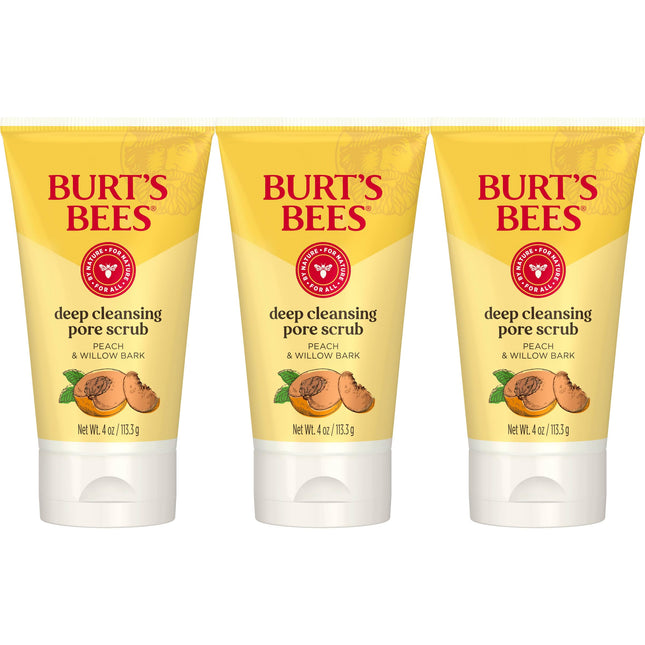 Burt's Bees - Deep Pore Scrub - Peach & Willowbark