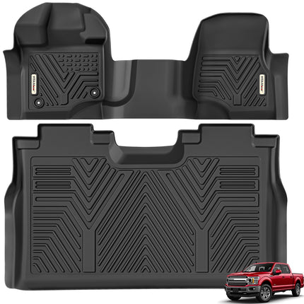 YITAMOTOR Floor Mats Compatible with Ford F150, Cu
